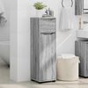 vidaXL Badezimmerschrank mit Regal Graues Sonoma 30,5 x 30 x 101 cm