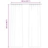 vidaXL Verdunkelungsvorh&auml;nge mit Haken 2 Stk. Samt Anthrazit 140x245cm