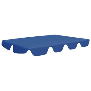 vidaXL Ersatzdach f&uuml;r Hollywoodschaukel Blau 188/168x145/110 cm