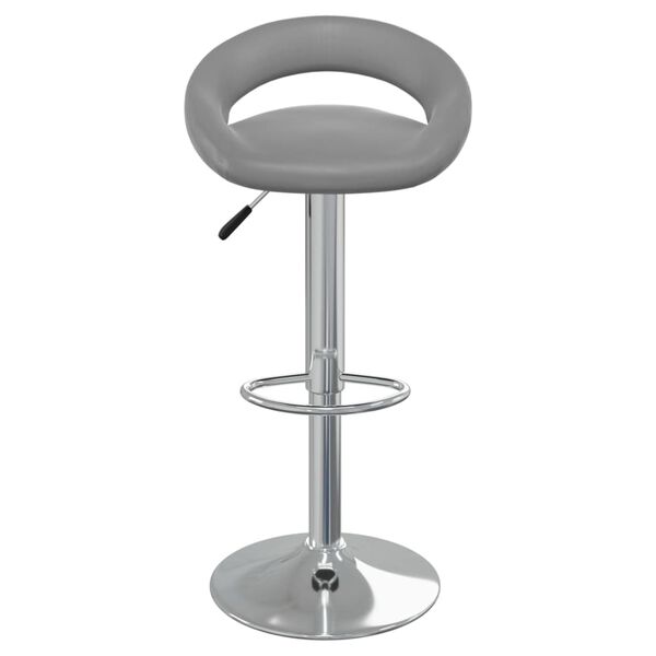 vidaXL Barhocker Grau Kunstleder