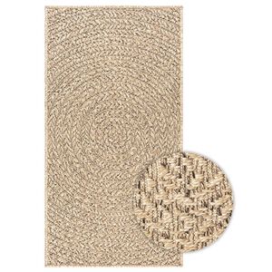 vidaXL Teppich ZIZUR 100x200 cm Jute-Optik Indoor und Outdoor