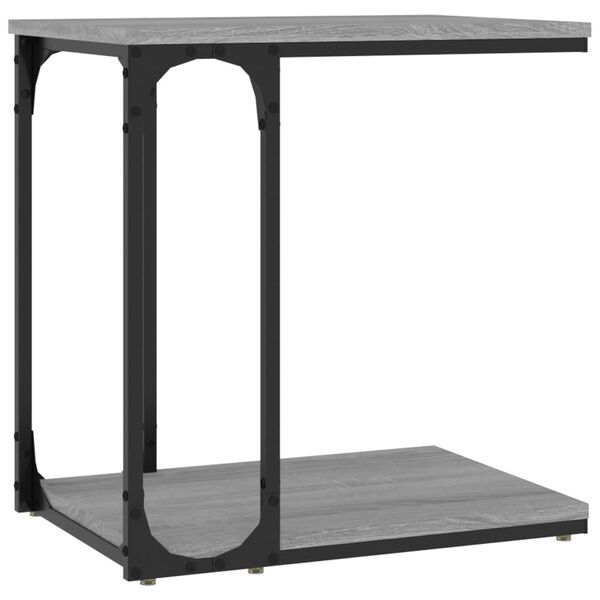 vidaXL Beistelltisch Grau Sonoma 50x35x52 cm Holzwerkstoff