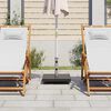 vidaXL Sonnenschirmst&auml;nder Granit 30 kg Quadrat Schwarz