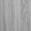 vidaXL Wandregale 2 Stk. Grau Sonoma 75x16,5x16,5 cm Holzwerkstoff