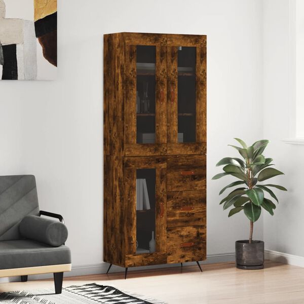 vidaXL Highboard R&auml;uchereiche 69,5x34x180 cm Holzwerkstoff