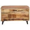 vidaXL Schuhbank 80x30x45 cm Massivholz Mango