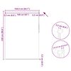 vidaXL Verdunkelungsrollo 164,4 x 230 cm, Stoffbreite 160 cm, Beige
