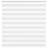 vidaXL Doppelrollo Wei&szlig; 140x100 cm Stoffbreite 135,9 cm Polyester