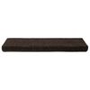 vidaXL Stufenmatten Selbstklebend 15 Stk. 65x21x4 cm Dunkelbraun Rechteckiger Rand