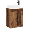 vidaXL Badezimmerm&ouml;bel-Set Altholz Holzwerkstoff