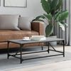 vidaXL Couchtisch Grau Sonoma 100x50x35 cm Holzwerkstoff