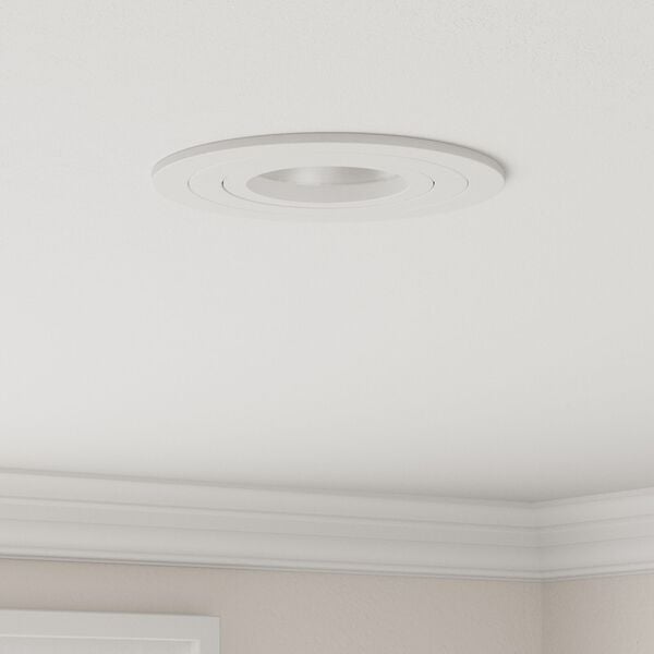 vidaXL Spotlights mit Strahlern 24 pcs Wei&szlig; 9 x 9 x cm Aluminium