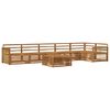 vidaXL Outdoor-Sofagarnitur 7 pcs Natur Massivholz Akazie