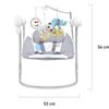 Kinderkraft Babywippe MINKY Minzgr&uuml;n und Grau