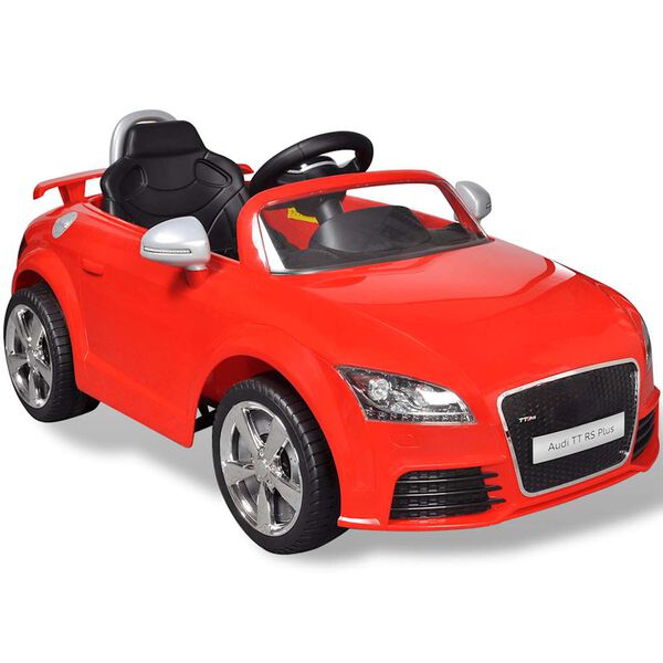 vidaXL Aufsitzauto f&uuml;r Kinder Audi TT RS mit Fernsteuerung Rot