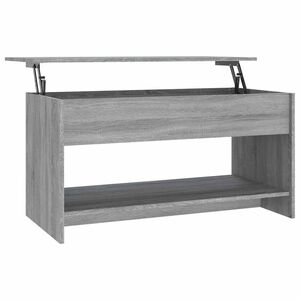 vidaXL Couchtisch Grau Sonoma 102x50x52,5 cm Holzwerkstoff