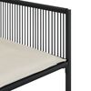 vidaXL 7-tlg. Garten-Essgruppe mit Kissen Schwarz Poly Rattan