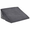 vidaXL Keil Kopfkissen Grau 55 x 55 x 26 cm Viscoschaum
