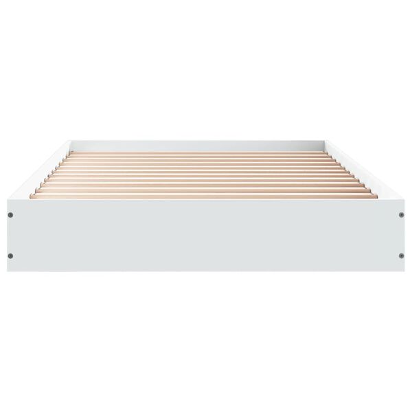 vidaXL Bettgestell Wei&szlig; 90x200 cm Holzwerkstoff