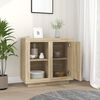 vidaXL Sideboard Sonoma-Eiche 80x40x75 cm