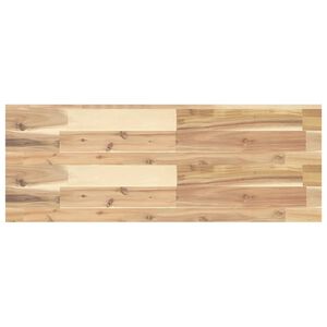vidaXL Schweberegal 100x30x4 cm Massivholz Akazie Unbehandelt
