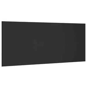 vidaXL Kopfteil Schwarz 200x1,5x80 cm Holzwerkstoff
