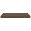 vidaXL Sitzkissen 4 pcs Braun 40 x 40 x 3 cm Stoff
