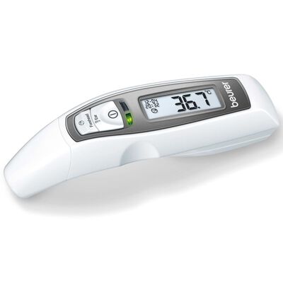 Beurer Multifunktions-Thermometer FT 65 Weiß und Grau