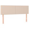 vidaXL Boxspringbett Matratze Cappuccino-Braun 140x190cm Kunstleder