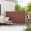 vidaXL Ausziehbare Seitenmarkise 160x300 cm Braun
