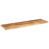 vidaXL Tischplatte 100x20x2,5 cm Rechteckig Raues Massivholz Mango