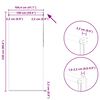 vidaXL Verdunkelungsrollo 100 x 230 cm rot