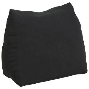 vidaXL R&uuml;ckenkissen Schwarz 60 x 20 x 50 cm Cordstoff