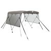 vidaXL 3-Bow Bimini-Top mit Mesh-Seitenteilen 183x(185-198)x137 cm