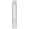 vidaXL Gabionen mit Hochbogen 5 Stk. 200x30x180/200cm Verzinktes Eisen