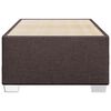 vidaXL Bettgestell ohne Matratze Dunkelbraun 80x200 cm Stoff