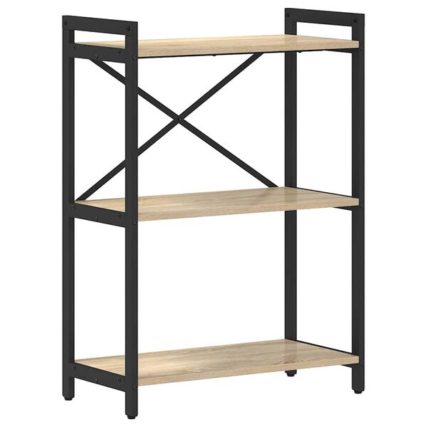 vidaXL B&uuml;cherregal Sonoma-Eiche 60 x 30 x 85 cm Holzwerkstoff