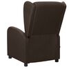 vidaXL Massagesessel Dunkelbraun Stoff