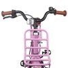 vidaXL Kinderfahrrad 22 Zoll f&uuml;r 7-12 Jahre alt Hellrosa