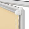 vidaXL Verdunkelungsrollo Beige 65x210cm Stoffbreite 60,7 cm Polyester