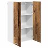 vidaXL H&auml;ngeschrank mit T&uuml;r Altholz 60 x 31 x 100 cm Holzwerkstoff