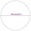 vidaXL Anti-Rutsch Shaggy Teppich Dunkelgrau 120 x 120 cm PP