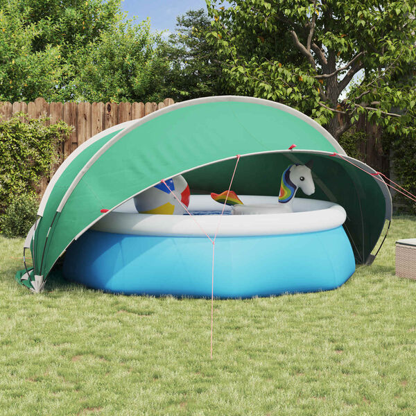 vidaXL Pool-Dome Blau 405 x 405 x 192 cm