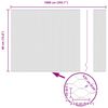 vidaXL Hexagonzaun Gr&uuml;n 0,4 x 10 m PVC