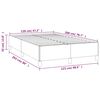 vidaXL Bettgestell Schwarz 120x200 cm Kunstleder
