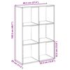 vidaXL Raumteiler-B&uuml;cherregal Sonoma-Eiche 69,5x29x103,5 cm
