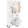 vidaXL Highboard Wei&szlig; 69,5x34x180 cm Holzwerkstoff