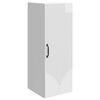 vidaXL Wandschrank 33 x 34,5 x 90 cm Holzwerkstoff Hochglanz Wei&szlig;