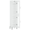 vidaXL Highboard Wei&szlig; 34,5x34x180 cm Holzwerkstoff