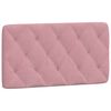 vidaXL Bettgestell ohne Matratze Rosa 100x200 cm Samt